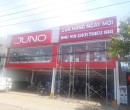 Bảng hiệu aluminium cửa hàng juno