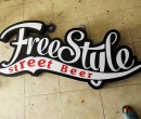 Logo acrylic đèn chiếu sáng bên trong