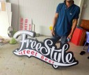 Logo acrylic đèn chiếu sáng bên trong